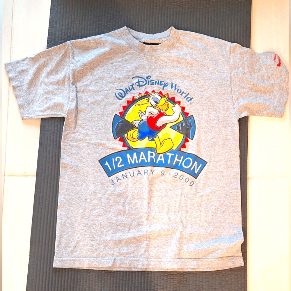 Vintage Disney Half Marathon Donald Duck 2000 Womens M (Unisex)